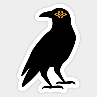 Cursed Crow - Yellow Sticker